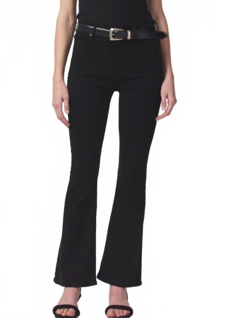 CITIZENS OF HUMANITY COH Lilah High Rise Bootcut Jean Plush Black Size 29 Denim